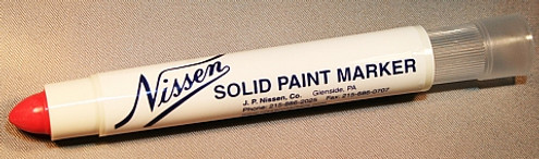 Nissen SPRES Red Solid Paint Markers, 12/Pk