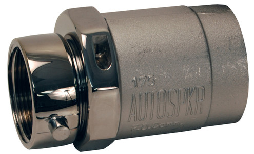 Dixon CSCTF25F30T-C 2-1/2" FNH X 3" FNPT CHECK SNOOT CLAPPER TYPE POL CHR BRASS