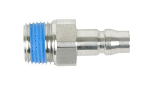 Legacy A64849-T SS Hi Flow Plug, 1/4" Body, 1/2" MNPT, bagged, tray