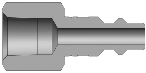 Dixon D4F6 1/2" IND NIPPLE, 3/4" NPTF, STEEL Body Material: STEEL Body Size: 1/2"