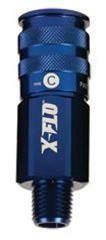 Legacy A72426C-X ColorConnex? X-Flo Coupler, Automotive Type C 1/4" MNPT blue
