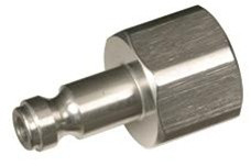 Legacy A72839-X SS Plug, Automotive 1/4" Body 1/2" FNPT, bagged, bulk