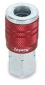 Legacy A73410D ColorConnex? Type D, 1/4" Red Coupler, 1/4" FNPT