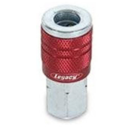 Legacy A73410D-X ColorConnex Type D, 1/4" Red Coupler, 1/4" FNPT