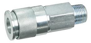 Legacy A75826-X Industrial Type F Push Type Coupler 1/2" MNPT, bagged, bulk