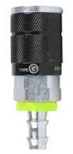 Legacy A76420GHPO-X ColorConnex? Coupler Auto 3/8" Body 1/4" Push Lock Barb Blk