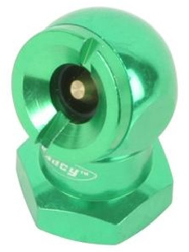 Legacy AL3000B-X ColorConnex Ball foot Tire Chuck Green Anodized