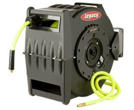 Legacy L8335FZ Levelwind? 1/2" x 50' retractable Flexzilla? air hose reel