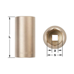 Ampco DW-3/4D22MM Socket Deep Well 3/4D 22mm