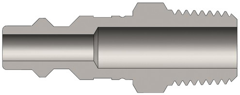 Dixon D6M4 3/4" IND NIPPLE, 1/2" M-NPTF, STEEL Body Material: STEEL Body Size: 3/4"