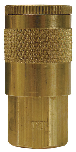 Dixon DC221 1/4" Body x 1/8" FNPT Brass