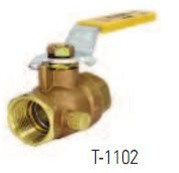 Legend Valve 101-606 1/2" T-1102 Ball Valve, Full Port w/ Drain, I.P.S