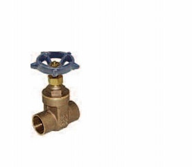 Legend Valve 104-605 1" S-415 Bronze Gate Valve, Inserted Bonnet, C x C