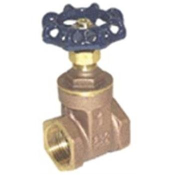 Legend Valve 104-703 1/2" T-408 Brass Gate Valve, Economy, I.P.S.