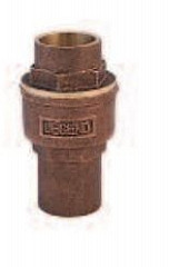 Legend Valve 105-636 1-1/4" S456 PTFE Ball Check Valve, In-Line, Bronze