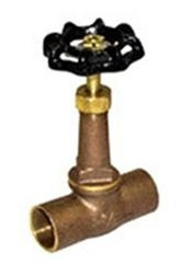 Legend Valve 107-255 1/2" S-504 Long Bonnet Stop Valve, Straight, C x C