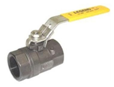 Legend Valve 113-211 1/4" T-725 Carbon Steel Ball Valve, Large Port