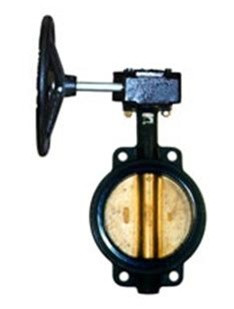 Legend Valve 116-461 2" T-337AB-G Cast Iron Butterfly Valve, Wafer, BUNA-N, Gear Operator
