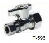 Legend Valve 114-702 3/8" F x 3/8" OD T596 Chrome Straight Valve