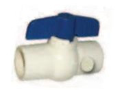 Legend Valve 202-423 1/2" CPVC S-606 Compact Ball Valve, Full Port, Drainable