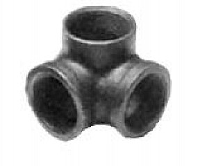 Legend Valve 350-055C 1" Black Side Outlet Elbow