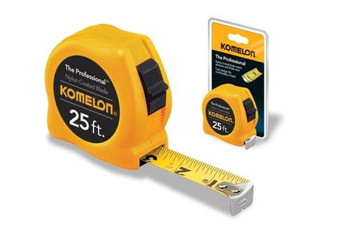 Komelon 4930IM The Professional Yellow Case 1" X 30 Ft/9m Tape Measure