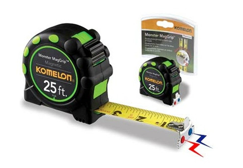 Komelon 7125 Monster MagGrip 1" X 25 Ft tape measure