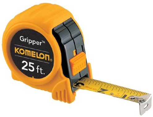 Komelon 5925 Gripper 1" X 25 Ft Tape Measure