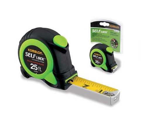 Komelon SL2816 Self Lock 3/4in X 16 Ft Tape Measure