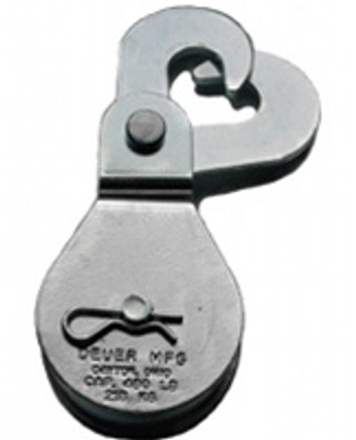 Mini-Mule DB-30HS 3" Scissor Hook(Swivel) Deuer Blocks, 650 Lb Capacity