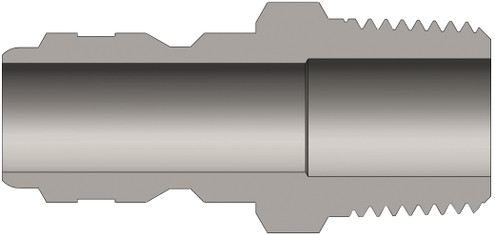 Dixon E10M10 1 1/4" S.T. NIPPLE, 1 1/4" M-NPTF, Body Material: STEEL Body Size: 1-1/4"