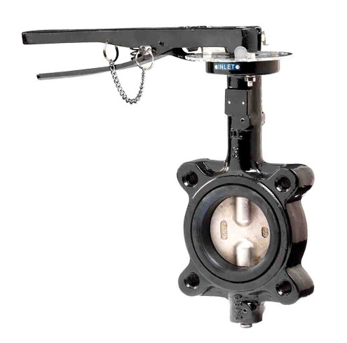 Dwyer BFV208LTB342MG0 8" butterfly valve, Lug Style with PTFE Liner