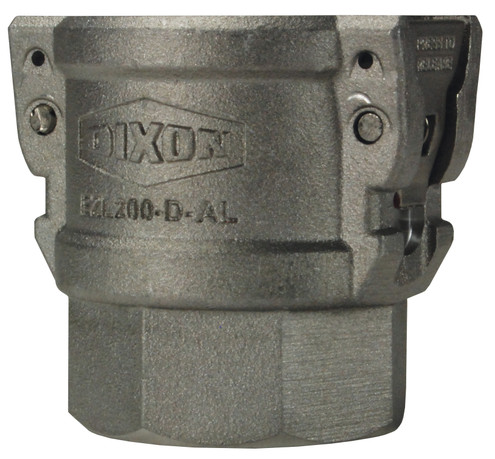 Dixon EZL400-D-AL 4" EZ Link Type-D Coupler x FNPT Alum
