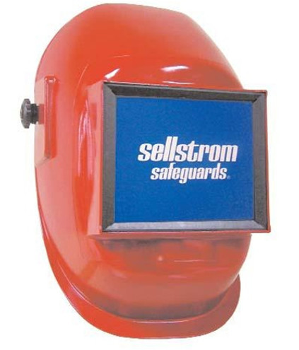 Sellstrom 29971-601 Red 4 1&#8260;2” x 5 1&#8260;4” Welding Helmets with Auto-Darkening Filters