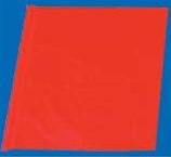 Cortina 03-229-3415 Throw Away Warning Flag 18" x 18"