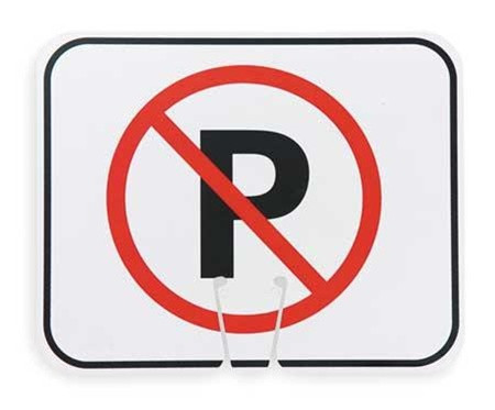 Cortina 03-550-NP EZ-IMS - No Parking (black on white)