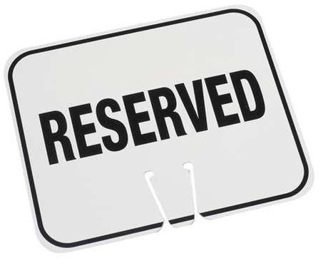 Cortina 03-550-R EZ-IMS - Reserved (black on orange)