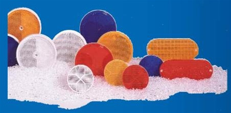 Cortina 13-099-37 3-1/8" Dia. Reflector s/adh Blue-bulk