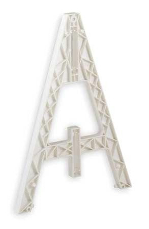 Cortina 97-01-004 A-Frame, 2 Board, White, ADA compliant to MUTCD 6F.58