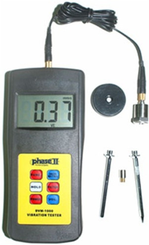 Phase II DVM-1000 Digital Vibration Tester