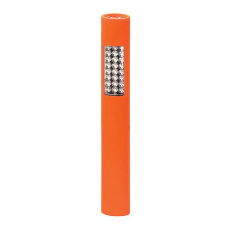 Bayco NSP-1224 Slim-line flashlight, orange-soft touch, Lumens 45/48