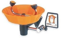 Eyewash, Wall Mounted, Plastic Bowl