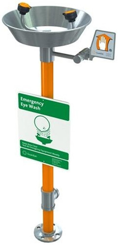 Eyewash, Pedestal Mounted, All-Stainless Steel