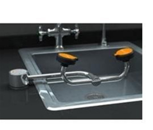 Eye/Face Wash, Deck Mounted Auto-Flow 90? Swivel, Left Hand Mounting