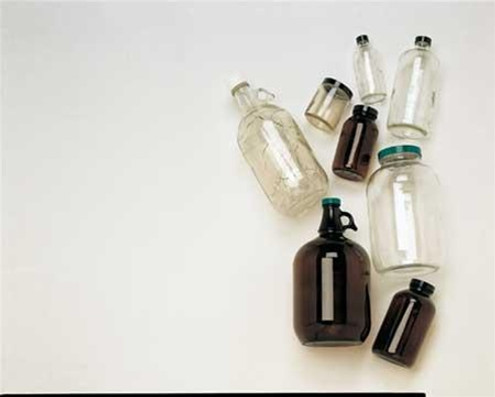 Qorpak GLA-00953 Bottle Safety Coated 8 Oz Amber, PK24