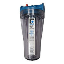 Campbell Mfg 2PS-H Clear Plastic Filter Housing (heavy duty), Double Length, , 3/4"