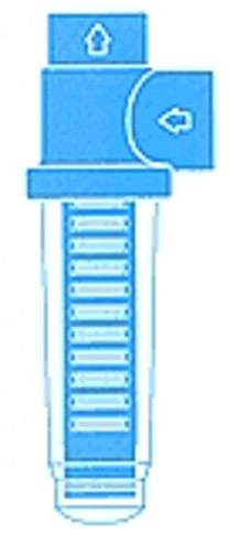 Campbell Mfg FL6-24 Spin-Down Sediment Filter (L-Style), 24 Mesh