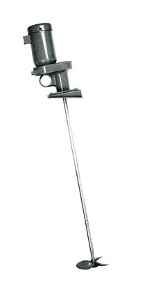 Neptune JGR-2.2 Mixer, Gear Drive, Angle-Riser Mount, Dual 316SS Propeller