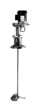 Neptune JGF-5.1 Mixer, Gear Drive, Flange Mount with Stuffing Box, Single 316SS Propeller