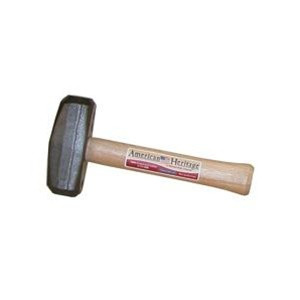 Midwest Rake 41351 American Heritage 3 lb. Drilling Hammer - 10" Hickory Handle